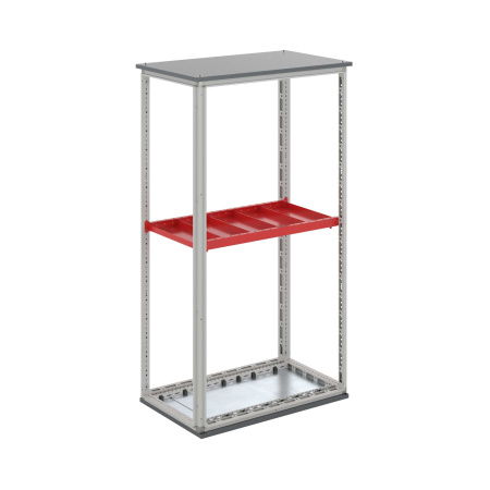 Полка усиленная выдвижная, 3 сегмента, Г = 1000 мм, для шкафов DAE/CQE шириной 600 мм DKC