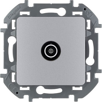 INSPIRIA Механизм розетки без лицевой панели СУ TV тип "звезда" 2 дБ - 0-2400 мГц алюминий IP20 Legrand
