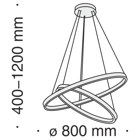 Подвесной светильник 88Вт 4000K Латунь IP20 Rim MOD058PL-L74BS4K Technical