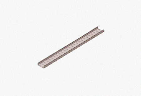 Лоток замковый перфорированный ЛМЗ 150х50х2000 УТ1,5, оцинкованный лист, S0,8