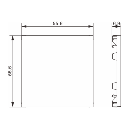 Donel A07 матовый кашемир заглушка, серия DB