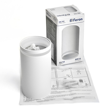 Светильник потолочный MR16 35W 230V белый ML162 Feron 
