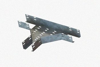 Лоток тройниковый перфорированный ОТ 150х150 УТ1,5, оцинкованный лист, S1,0