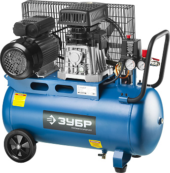 Компрессор воздушный ременной, 360 л/мин, 50 л, 2200 Вт, ЗУБР