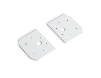 Заглушка для магнитного шинопровода Magnetic 48V в натяжной потолок GL3624 WH белый (2шт) Ambrella Light