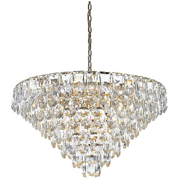 Люстра подвесная Белое золото/Прозрачный E14 22*40Вт WE106.22.103 WERTMARK