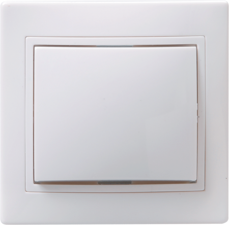 Выключатель 1-клавишный ВС10-1-0-КБ 10А КВАРТА белый IEK