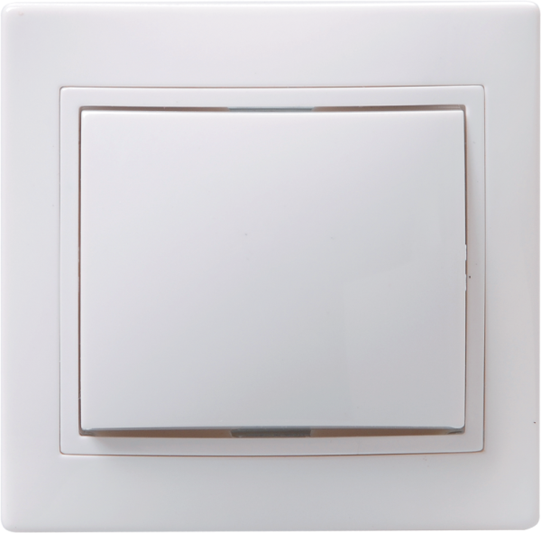 Выключатель 1-клавишный ВС10-1-0-КБ 10А керамика КВАРТА белый IEK