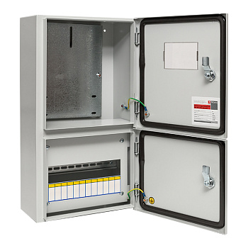 Щит учетно-распред, навесной ЩУРн-3/12 два отсека (БУР) (540х300х160) IP54 PROxima EKF