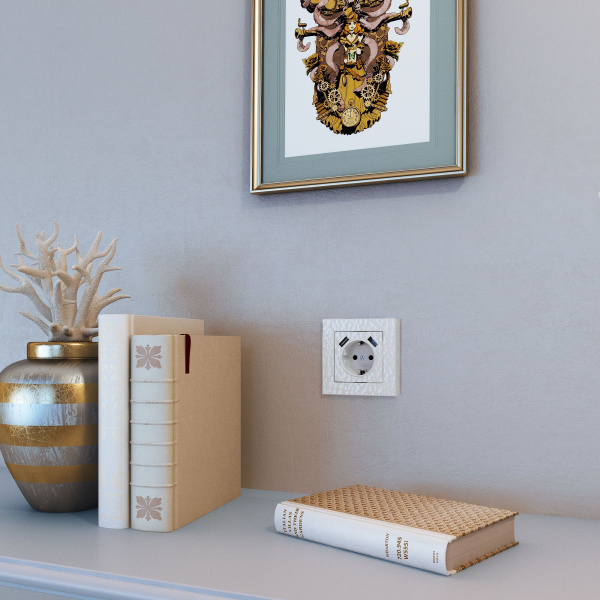 Hammer Рамка на 1 пост (белый) Werkel