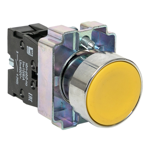 Кнопка BA51 желтая NO PROxima EKF