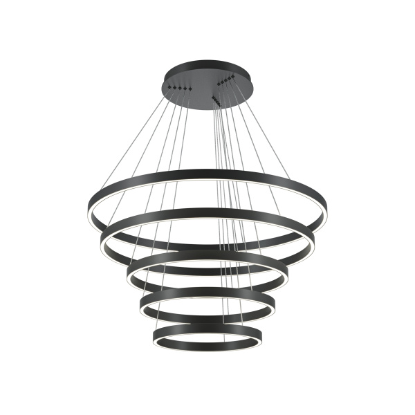 Подвесной светильник LED 174Вт Черный IP20 Rim MOD058PL-L200BK Maytoni