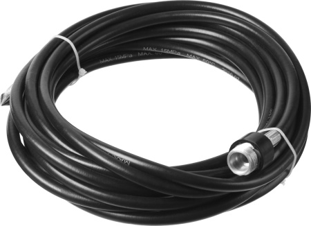 Шланг для прочистки труб для минимоек, 70414-375-8, 8м, для пистолета 375 серии ЗУБР Шланг для прочистки труб для минимоек, 70414-375-8, 8м, для пистолета 375 серии ЗУБР