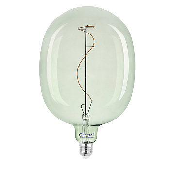 Филаментная светодиодная лампа GLDEN-DG170DSS-8ВТ-230-E27 Green 1800 General