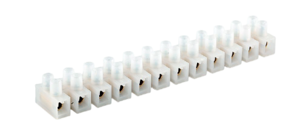 Колодка клеммная винтовая STEKKER, линейка 12 штук, полипропилен, LD226-3A