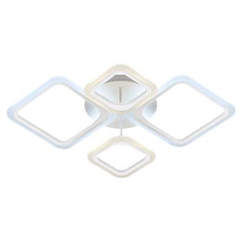 Люстра св/д диммируемая FIUGGI 88 Вт 5900 Лм 2700К- 6400К белый Ritter 