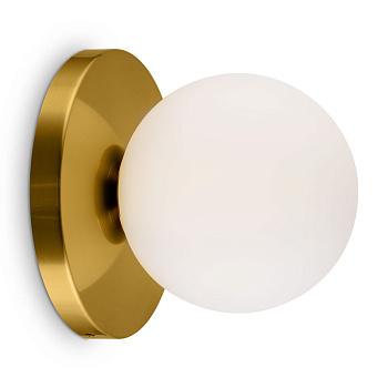 Настенный светильник (бра) 1*E14 40Вт Латунь IP20 Zelda FR5125WL-01BS Freya