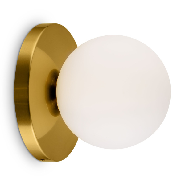 Настенный светильник (бра) 1*E14 40Вт Латунь IP20 Zelda FR5125WL-01BS Freya