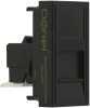 Donel Розетка DEC RJ45 UTP кат.5e, 1мод., черн. матовая (22.5х45мм)