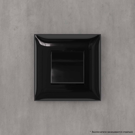 Рамка "Avanti", "Черный квадрат", 1 пост (2 мод.) DKC