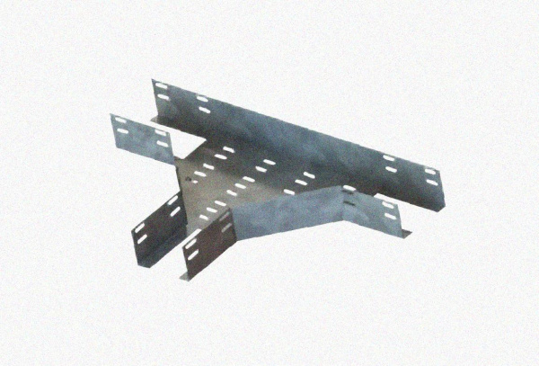 Лоток тройниковый перфорированный ОТ 200х60 УТ1,5, оцинкованный лист, S1,0