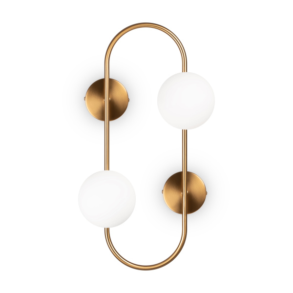 Настенный светильник (бра) 2*G9 25Вт Латунь IP20 Inversion FR5233WL-02BS Freya