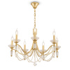 Люстра 7*E14 40Вт Золото IP20 Zoe FR2009PL-07G Freya