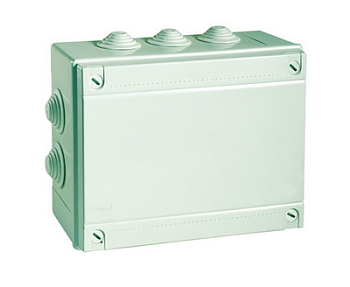 Коробка ответвит. с 2 кабельными вводами д.40мм, IP55, 240х190х90мм DKC
