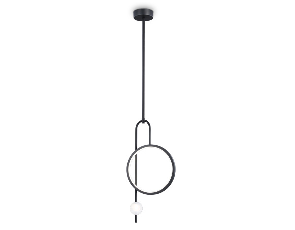 Светильник светодиодный подвесной FL66435 BK черный 4200K 13W 240*60*1580 (Без ПДУ) Ambrella Light