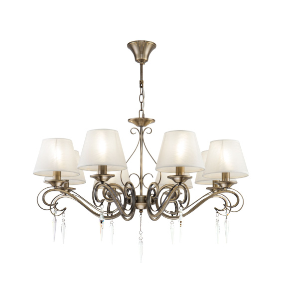 Люстра 8*E14 40Вт Бронза Антик IP20 Bonfi FR2017PL-08BZ Freya
