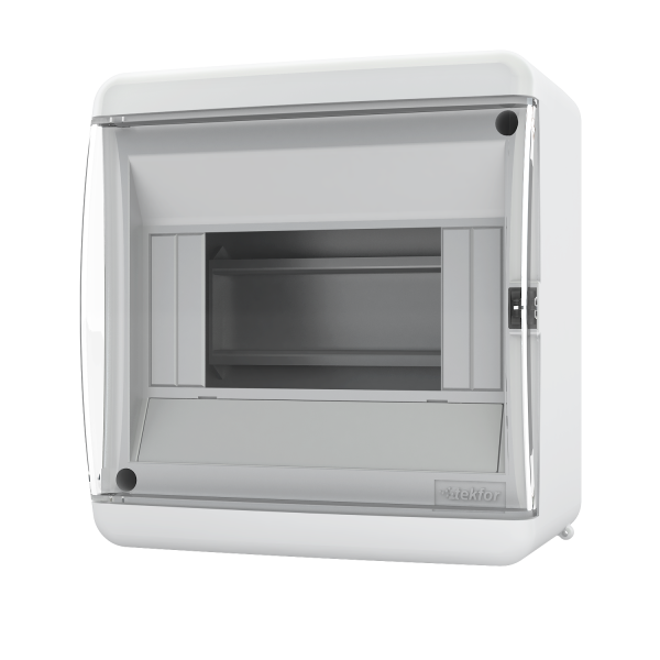 Бокс КМПн пластиковый навесной 6 модулей прозрачная крышка IP41 UNС 40-06-2 Tekfor