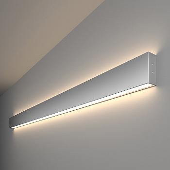 Линейный светодиодный накладной двусторонний светильник 50Вт 4200К серебро матовое IP20 (a041472) Elektrostandard Pro