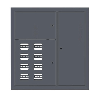 Щит этажный 8 кв, RAL7016 (1000х950х150) PROxima EKF