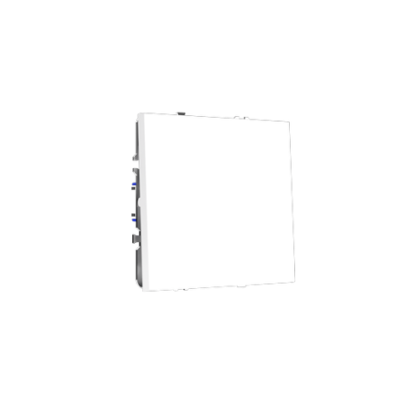 Перекрестный переключатель встраиваемый Voltum S70 одноклавишный 10А, (белый глянцевый)