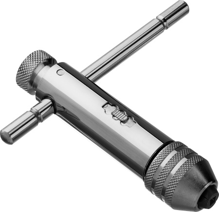 M5- M12, Метчикодержатель с храповым механизмом и реверсом ЗУБР M5- M12, Метчикодержатель с храповым механизмом и реверсом ЗУБР