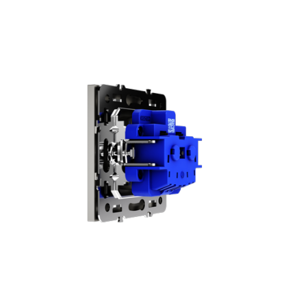 Розетка встраиваемая Voltum S70 с заземлением и защитными шторками, 16А, (шелк)