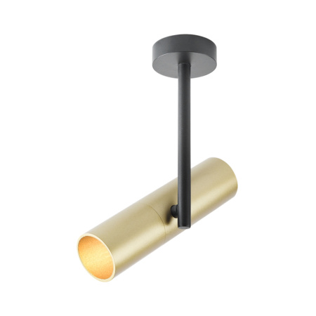Потолочный светильник 1*GU10 50Вт Черный с Золотом IP20 Elti C020CL-01GB Technical