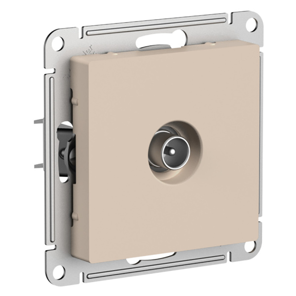 ATLASDESIGN TV АНТЕННА коннектор, механизм, ПЕСОЧНЫЙ (уп.5шт) Schneider Electric