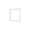Рамка пластиковая Voltum S70 на 1 пост, (белый матовый)