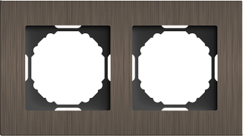 Donel A07 Natural Бронзовый Алюминий рамка 2-я, серия DB