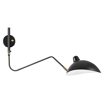 Настенный св-к E27 1*40W KERBI черный/золотой ODEON LIGHT