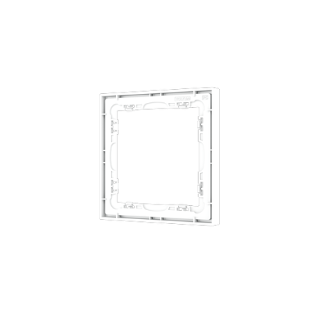 Рамка пластиковая Voltum S70 на 1 пост, (белый матовый)