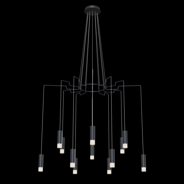 Подвесной светильник 12*G9 6Вт Черный IP20 Davida MOD035PL-12B Technical