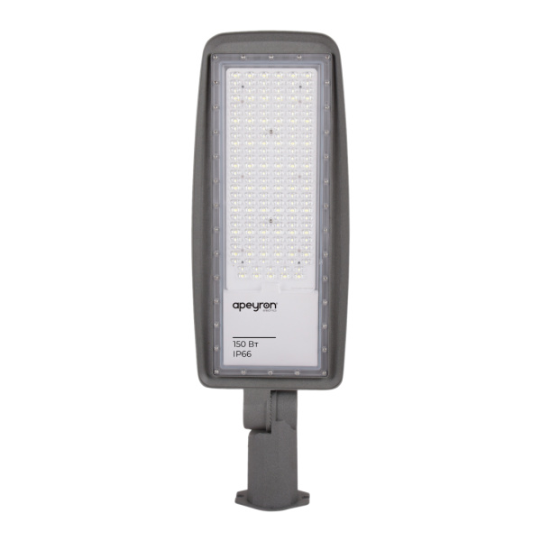 29-12 Светильник светодиодный, уличный, консольный с регулировкой наклона 150Вт, 230/50Гц, 18000лм, 5000К, IP66, КСС "Ш", 608х200х85мм, ø65... APEYRON