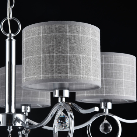 Люстра 5*E14 40Вт Хром IP20 Bertrand FR5906-PL-05-CH Freya