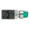 Переключатель BD21 2P c зеленой подстветкой 24В NO PROxima EKF