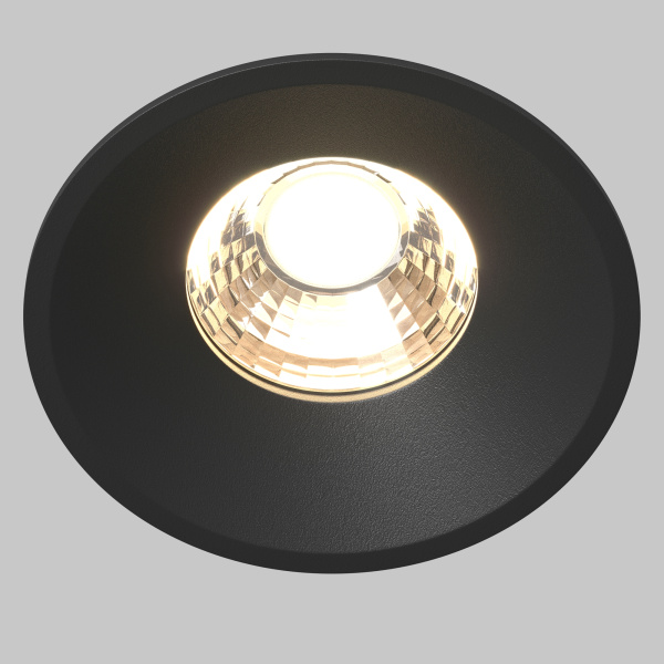 Встраиваемый светильник LED 12Вт Черный IP20 Downlight DL058-12W3K-B Technical Maytoni