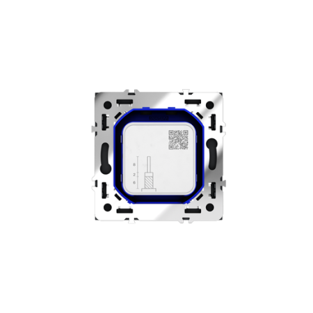 Розетка телевизионная встраиваемая Voltum S70 оконечная TV+SAT, (графит)