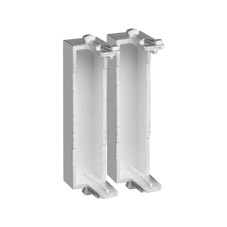 Комплект модульных заглушек "Avanti", "Закаленная сталь", 0,5 модуля 2штуки DKC