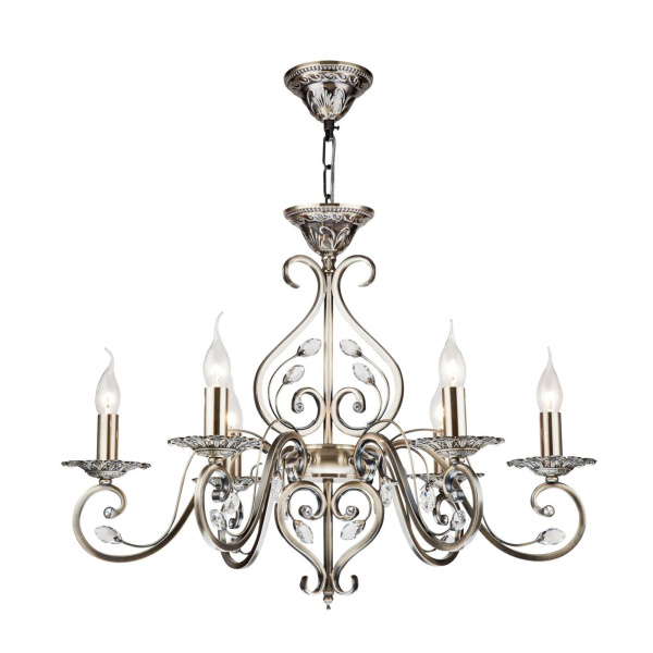 Люстра 6*E14 60Вт Бронза IP20 Leaves RC109-PL-06-R Maytoni